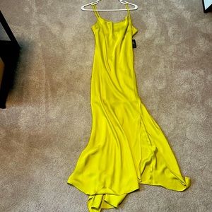 Express green evening dress